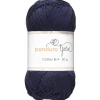 Garn Cotton 8/4 50g Mørkblått