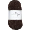 Garn Fine Velvet 50 g brun – fløyelsmykt og himmelsk mykt garn