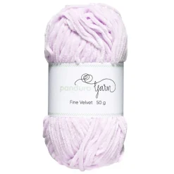 Garn Fine Velvet 50 g lyselilla – fløyelsmykt og himmelsk mykt garn
