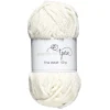Garn Fine Velvet 50 g naturhvit – fløyelsmykt og himmelsk mykt garn