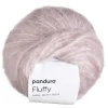 Garn Fluffy 50 g pudderrosa