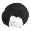 Garn Fluffy 50 g svart