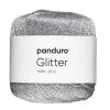 Garn glitter 25 g sølv