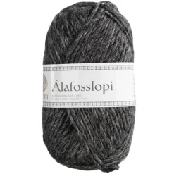 Garn Istex Alafosslopi 100 g mørkegrå – 0058 Dark grey hue