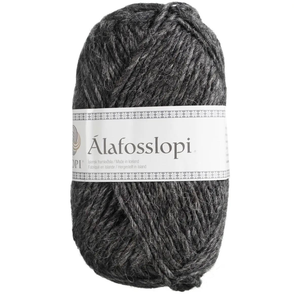 Garn Istex Alafosslopi 100 g mørkegrå – 0058 Dark grey hue