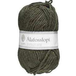 Garn Istex Alafosslopi 100 g mørk grønn – 9966 Cypress green heather