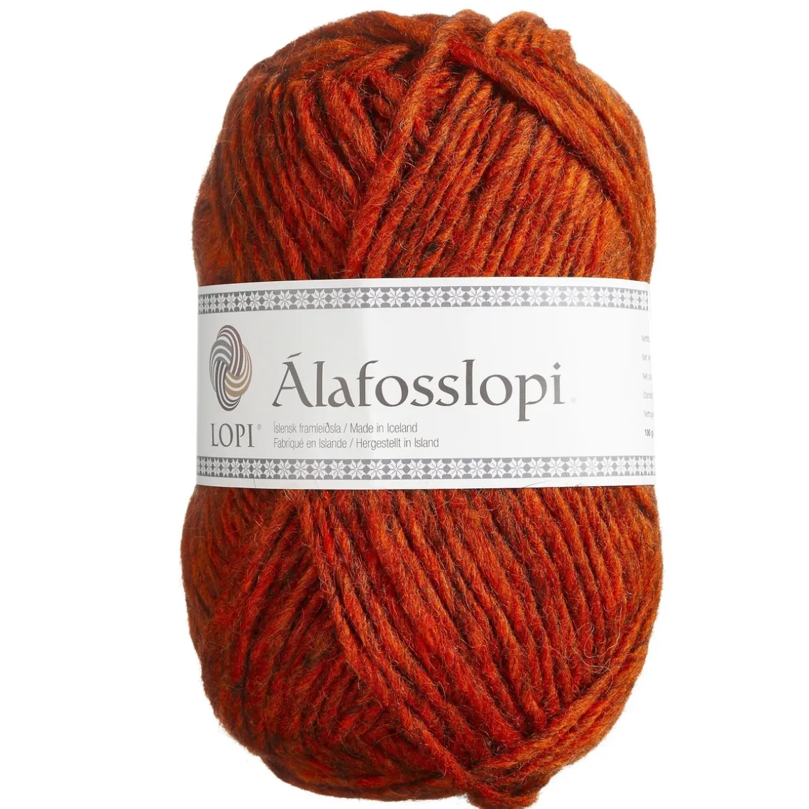 Garn Istex Alafosslopi 100 g rust – 1236 Burnt orange