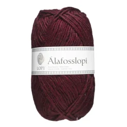 Garn Istex Alafosslopi 100 g vinrød – 1242 Oxblood red