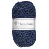 Garn Istex Hosuband 100 g blå/svart – Blue-black 0226