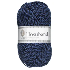 Garn Istex Hosuband 100 g blå/svart – Blue-black 0226