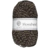 Garn Istex Hosuband 100 g svart/khaki – Black heather / khaki 0227