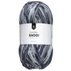 Garn Järbo Bambu Raggi 50 g blåmelert – 17212 Rockyblue print