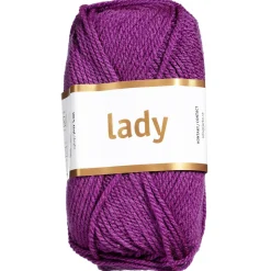 Garn Järbo Lady 50 g lilla – 44221 Mauve orchid