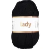 Garn Järbo Lady 50 g svart – 44201 Black