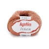 Garn Lin 50 g rust
