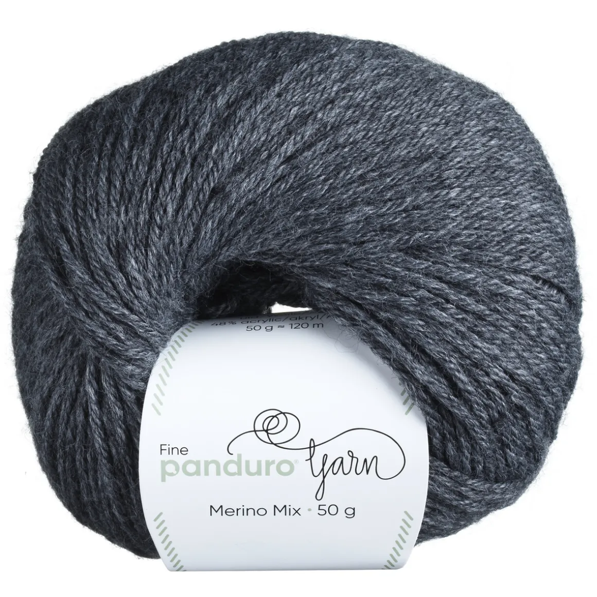 Garn Merino Mix 50g Antrasitt