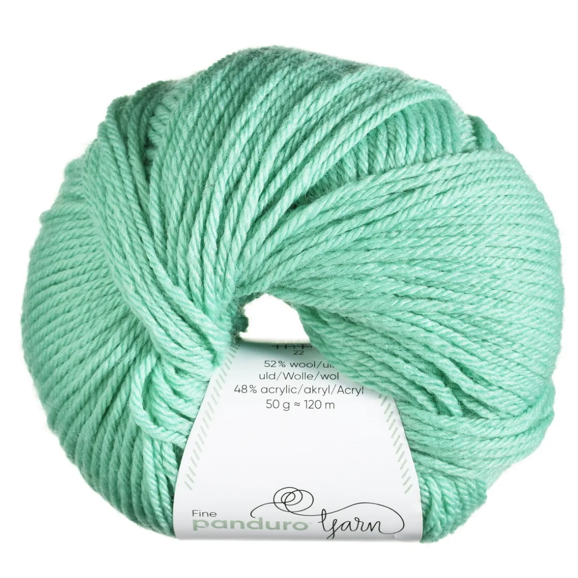 Garn Merino Mix 50 g aquagrønn