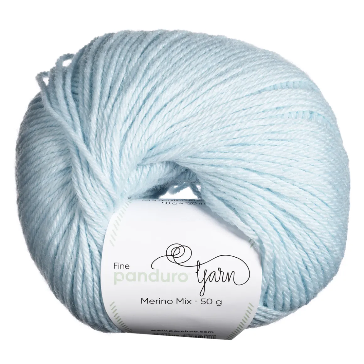 Garn Merino Mix 50 g babyblå