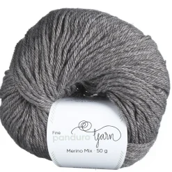 Garn Merino Mix 50g Lysbrunt