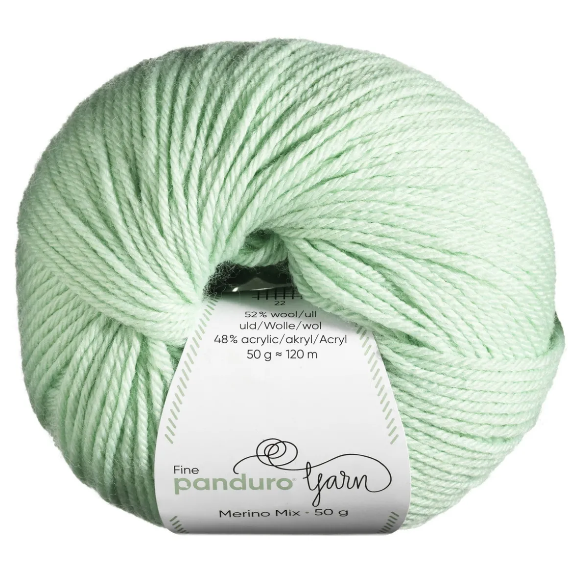 Garn Merino Mix 50 g mintgrønn