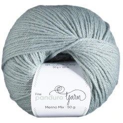 Garn Merino Mix 50 g tåkegrønn