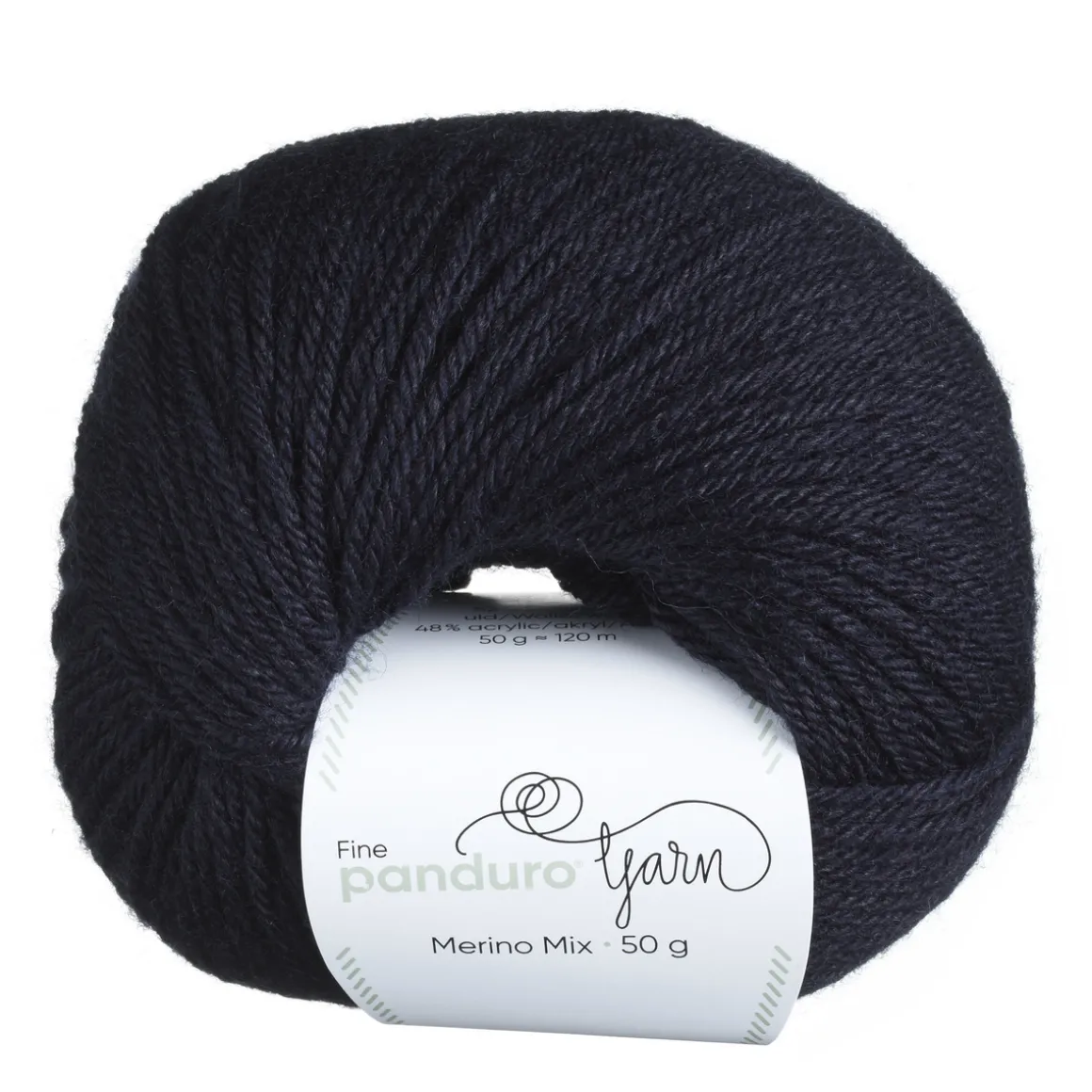 Garn Merino Mix 50 Marineblått
