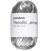 Garn Metallic Jersey 100 g sølv