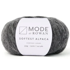 Garn Mode at Rowan Softest Alpaca 50 g – Ash 012