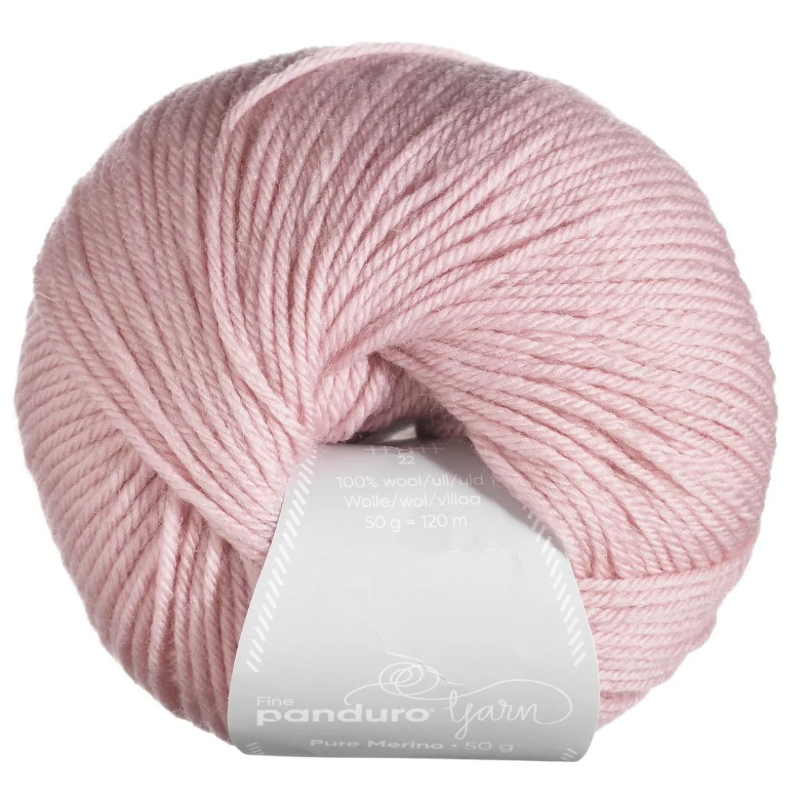 Garn Pure Merino 50g lys rosa