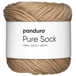 Garn Pure Sock 100 g beige