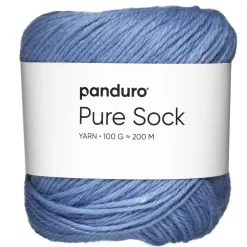 Garn Pure Sock 100 g blå