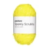 Garn Sparkly Scrubby 50 g gul