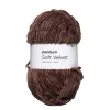 Garn Velvet 100 g mørkebrun
