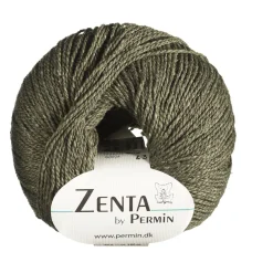 Garn Zenta 50 g grønn