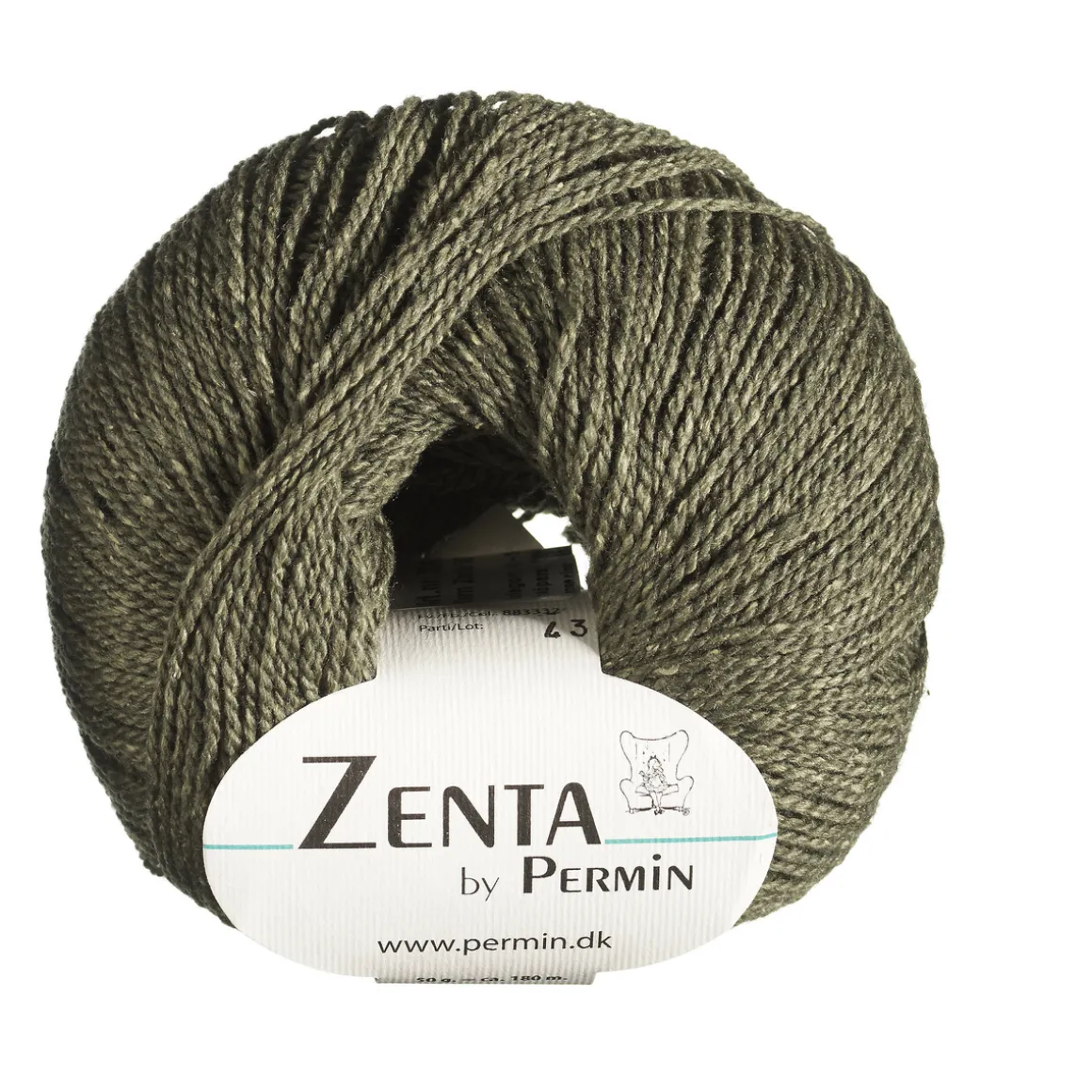 Garn Zenta 50 g grønn