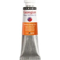 Georgian Water Mixable Oil Colour, vannløselig oljemaling 37 ml Cadmium Orange Hue 619
