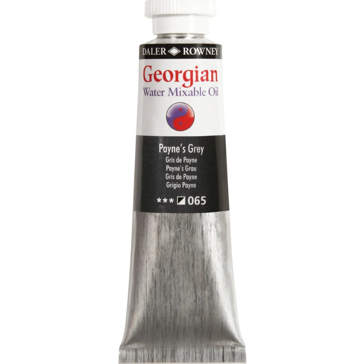 Georgian Water Mixable Oil Colour, vannløselig oljemaling 37 ml Payne’s Grey 0065