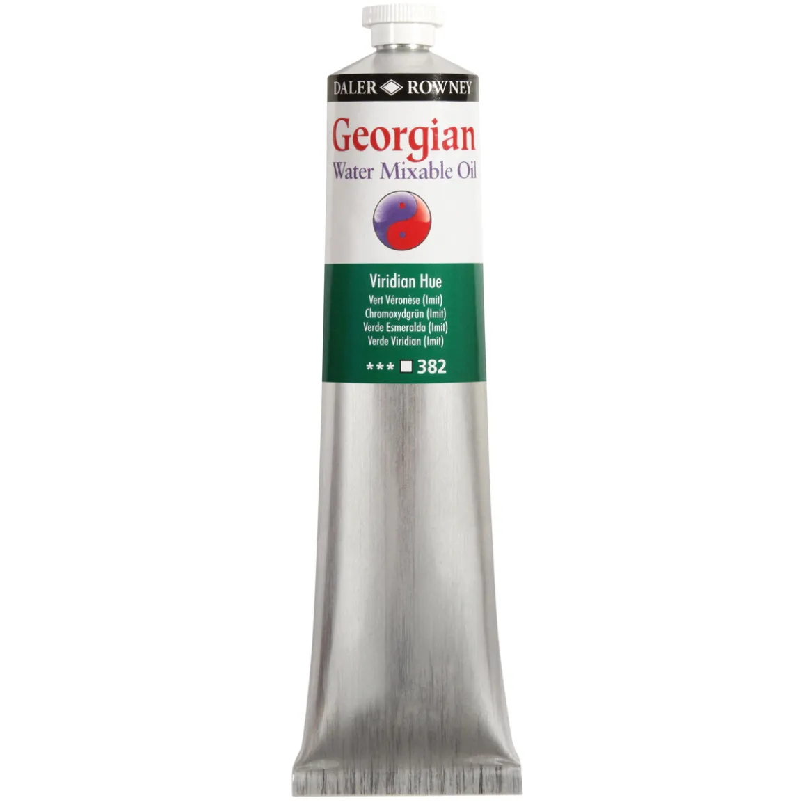 Georgian Water Mixable Oil Colour, vannløselig oljemaling 200 ml Viridian Hue 382