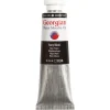 Georgian Water Mixable Oil Colour, vannløselig oljemaling 37 ml Ivory Black 034.