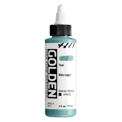 Golden Artist High Flow Acrylics 118 ml – Teal #8547 series 3