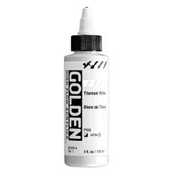 Golden Artist High Flow Acrylics 118 ml – Titanium white #8549 series 1