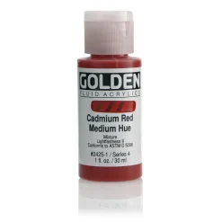 Golden Fluid Acrylics 30 ml - 2425 Cadmium Red Medium Hue