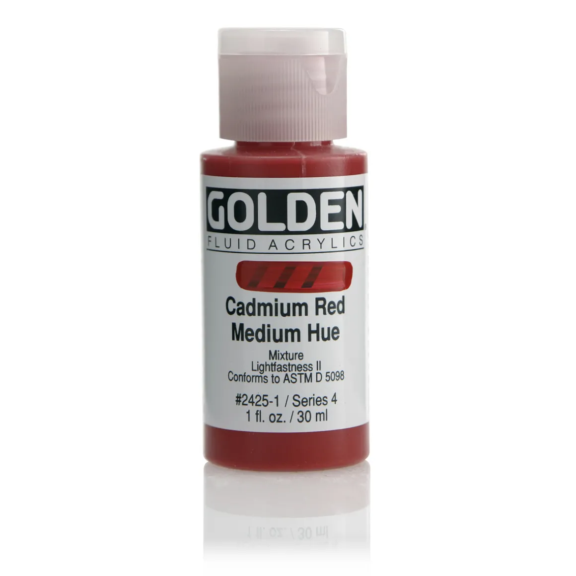 Golden Fluid Acrylics 30 ml - 2425 Cadmium Red Medium Hue