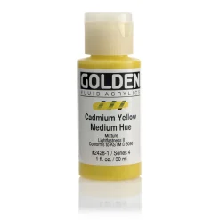 Golden Fluid Acrylics 30 ml - 2428 Cadmium Yellow Medium Hue