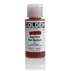 Golden Fluid Acrylics 30 ml - 2220 Naphthol Red Medium