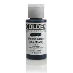 Golden Fluid Acrylics 30 ml - 2270 Phthalo Green