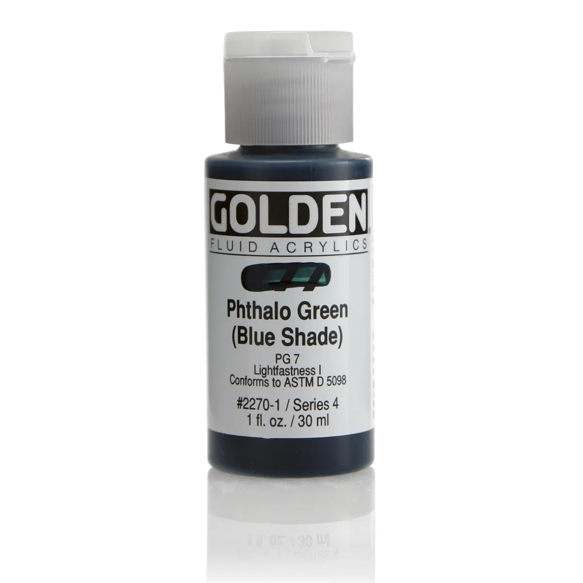 Golden Fluid Acrylics 30 ml - 2270 Phthalo Green
