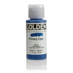 Golden Fluid Acrylics 30 ml - 2420 Primary Cyan