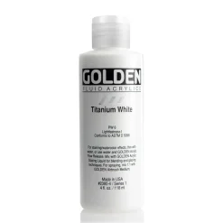 Golden Fluid Acrylics 118 ml - 2380 Titanium White