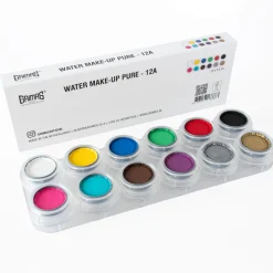 Grimas Make-Up Pure 12A – 12 vannbaserte ansiktsmalinger til Halloween og karneval!
